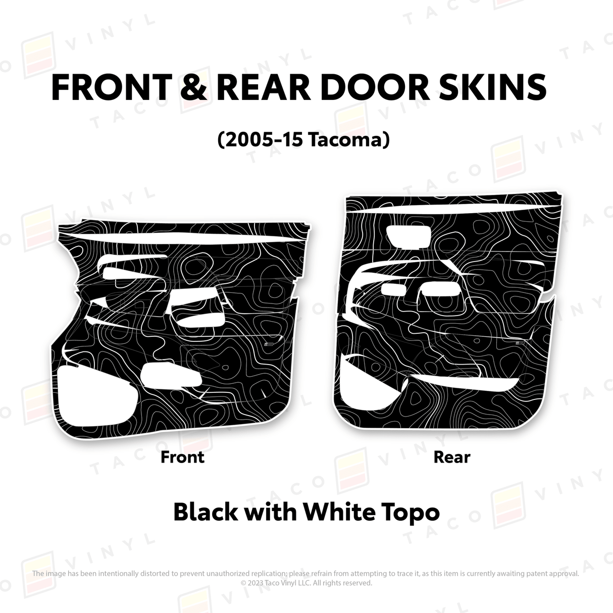 2005-15 Tacoma Door Skins - Xtrusion Overland