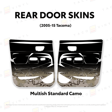 2005-15 Tacoma Door Skins - Xtrusion Overland