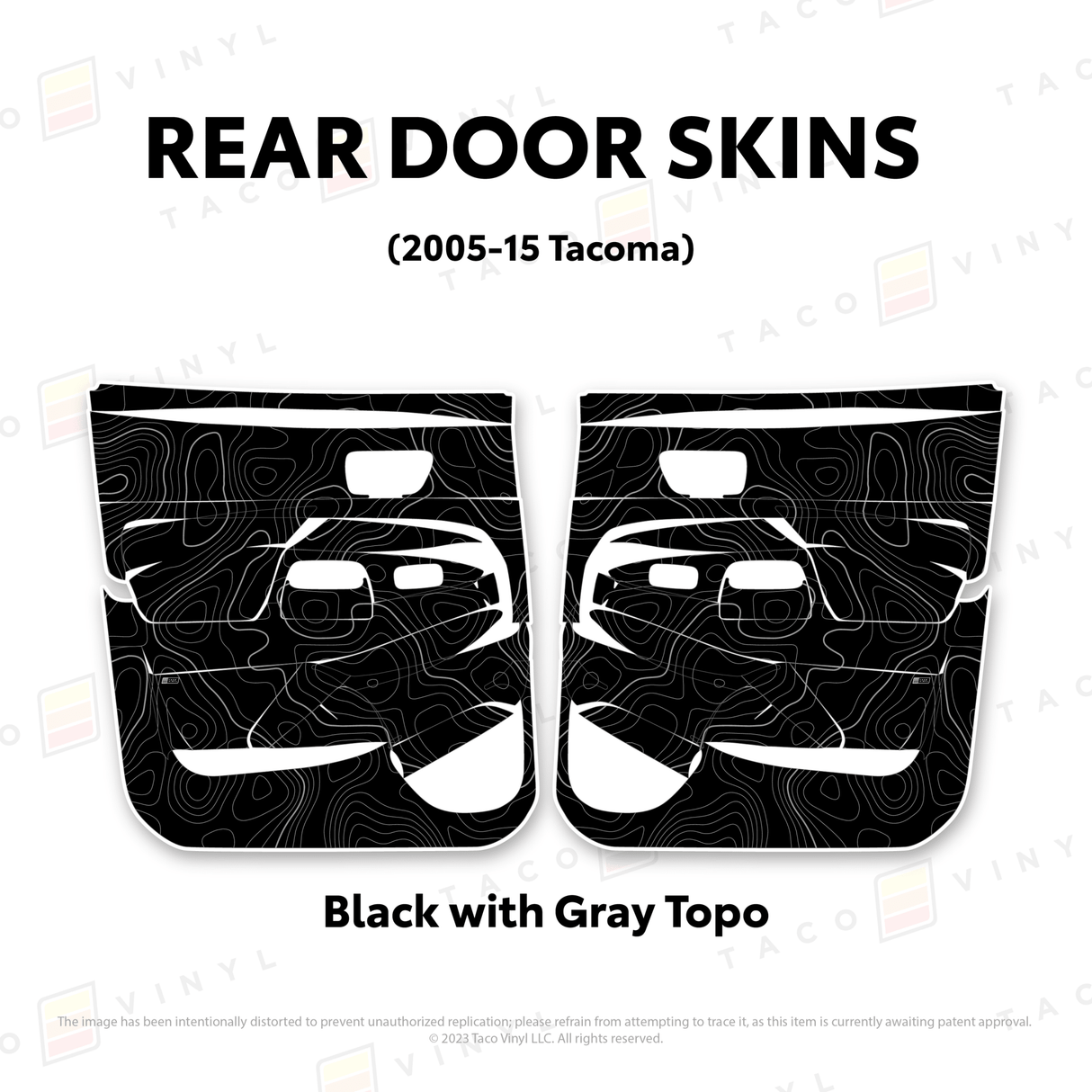 2005-15 Tacoma Door Skins - Xtrusion Overland