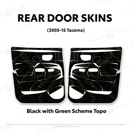 2005-15 Tacoma Door Skins - Xtrusion Overland