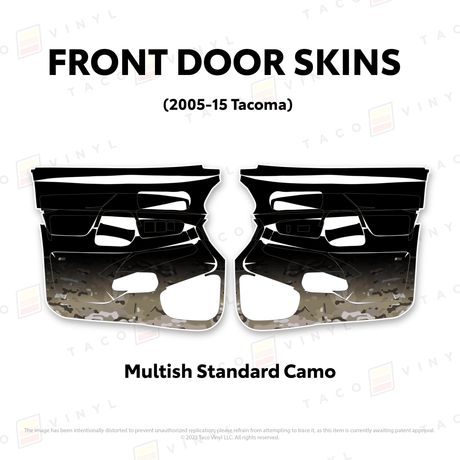 2005-15 Tacoma Door Skins - Xtrusion Overland