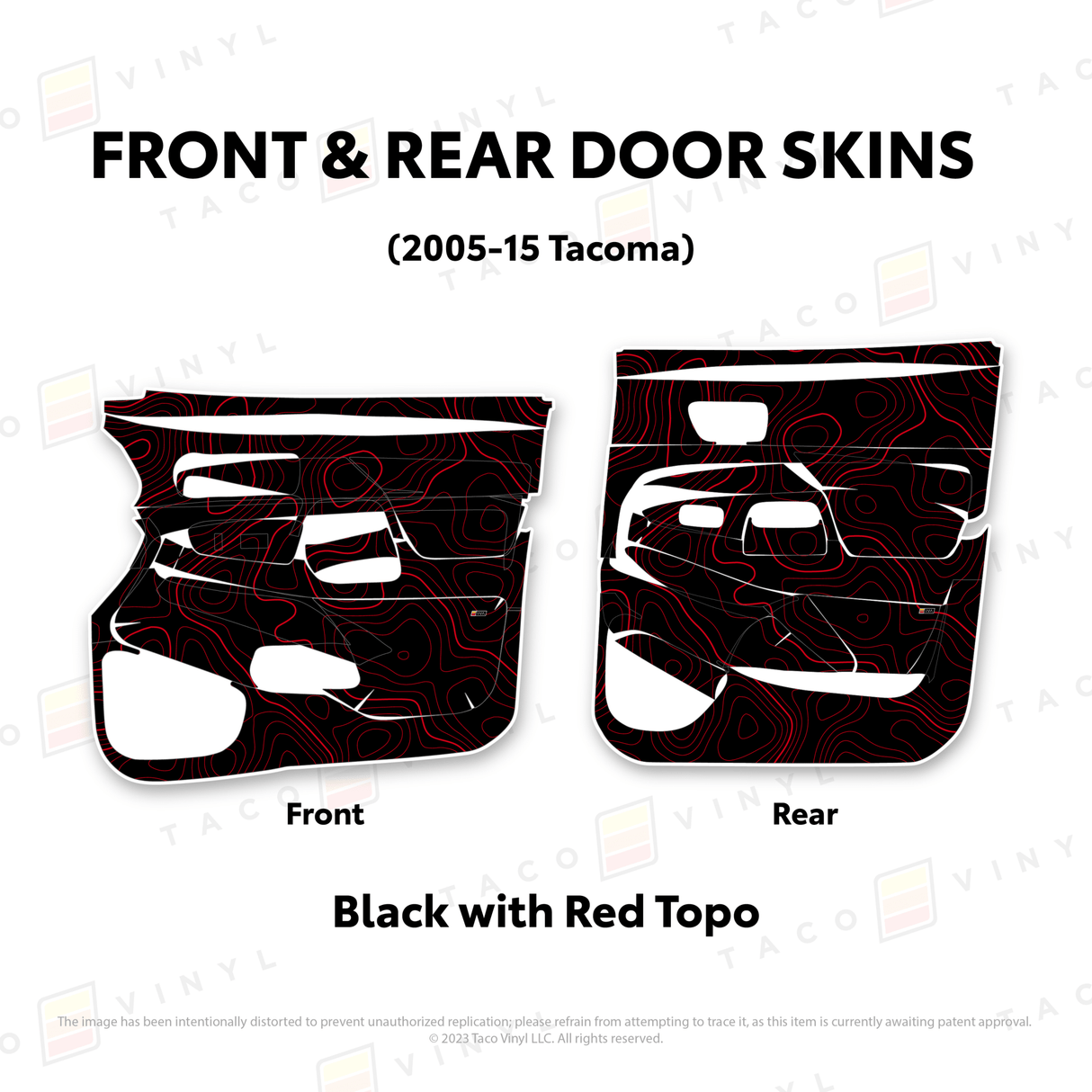 2005-15 Tacoma Door Skins - Xtrusion Overland