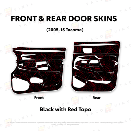 2005-15 Tacoma Door Skins - Xtrusion Overland
