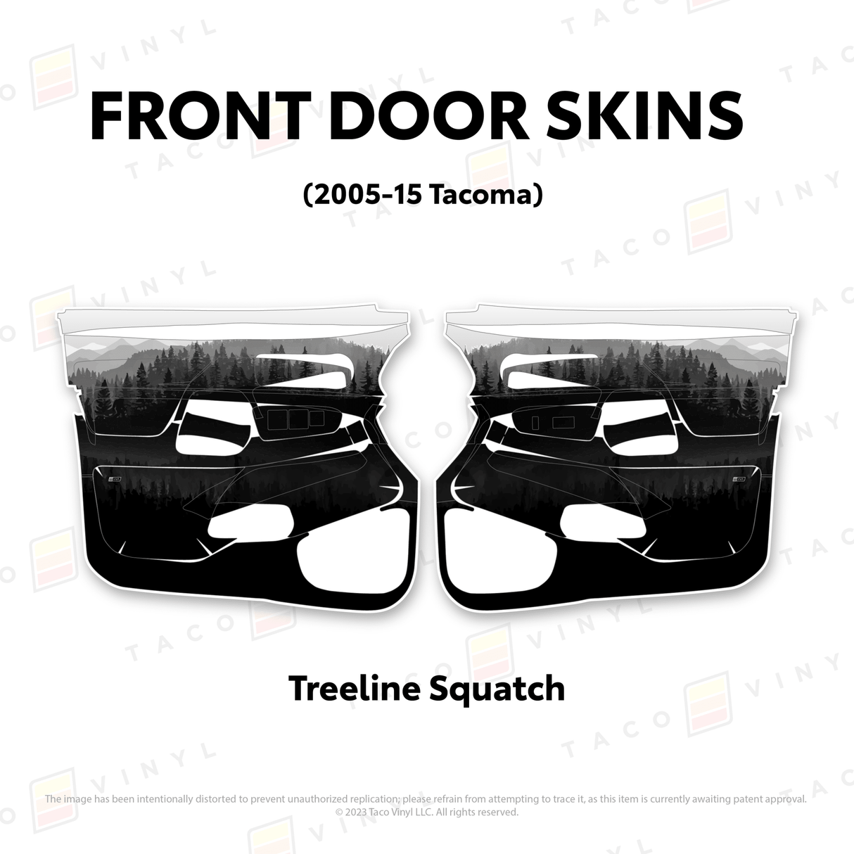 2005-15 Tacoma Door Skins - Xtrusion Overland