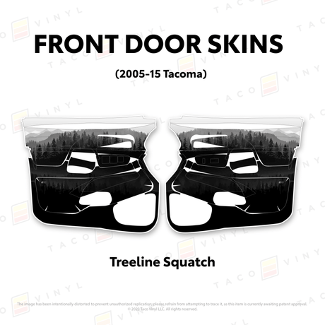 2005-15 Tacoma Door Skins - Xtrusion Overland