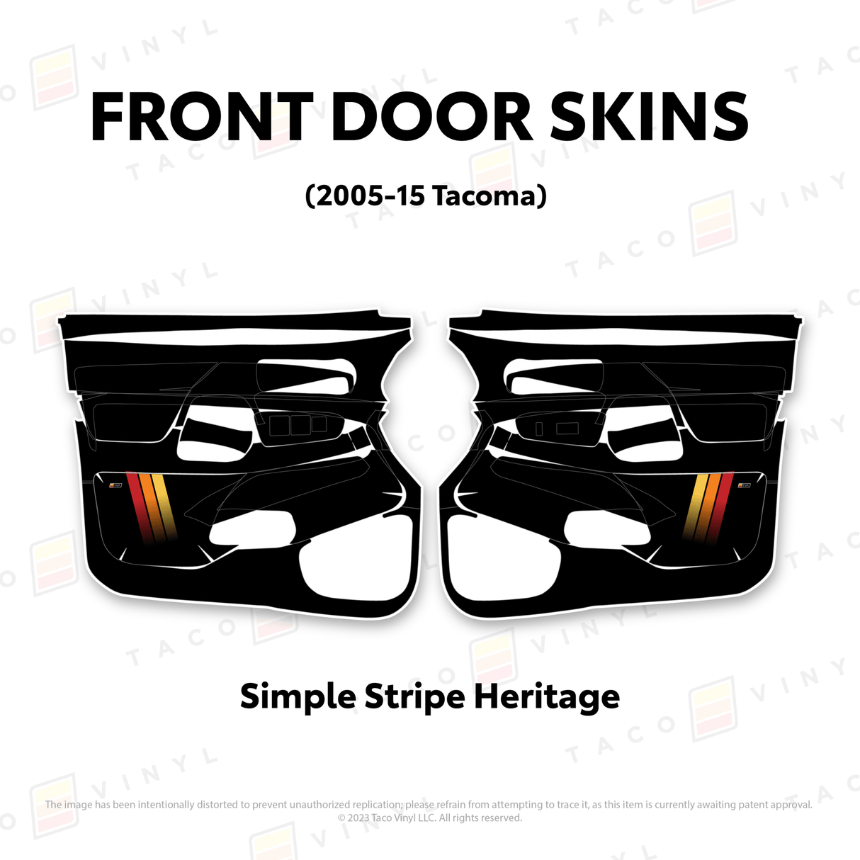 2005-15 Tacoma Door Skins - Xtrusion Overland