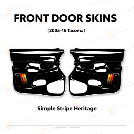 2005-15 Tacoma Door Skins - Xtrusion Overland