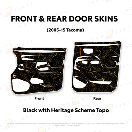 2005-15 Tacoma Door Skins - Xtrusion Overland