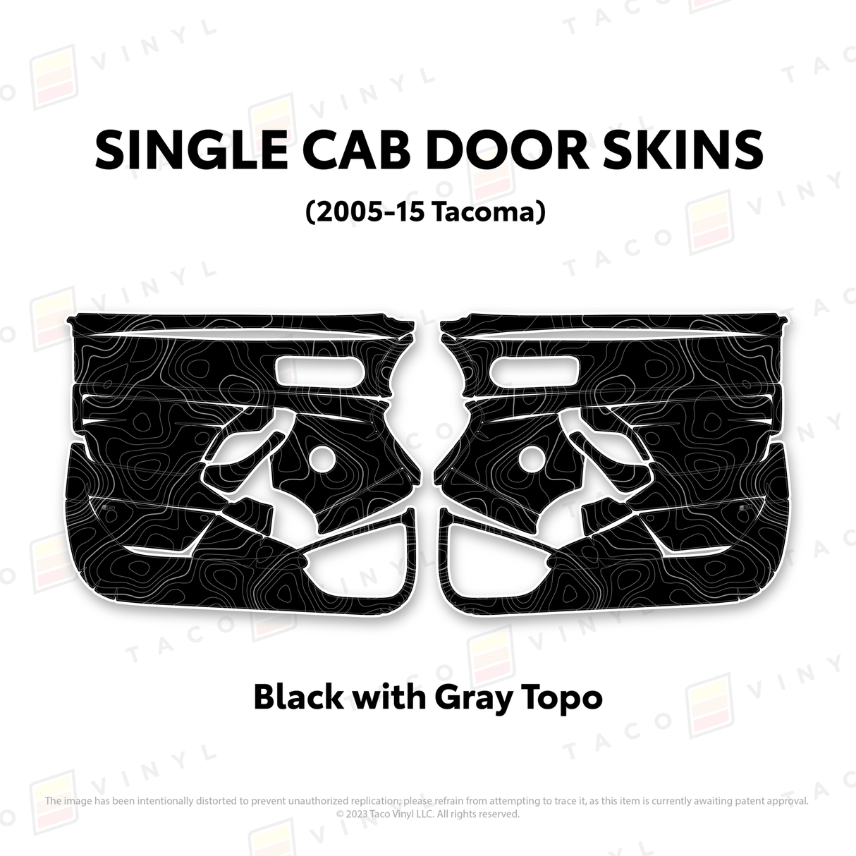 2005-15 Tacoma Single Cab Door Skins - Xtrusion Overland