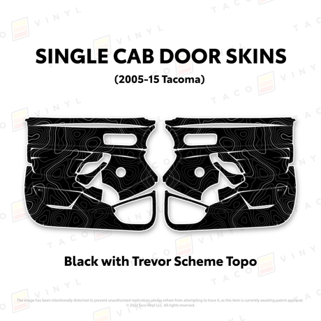 2005-15 Tacoma Single Cab Door Skins - Xtrusion Overland