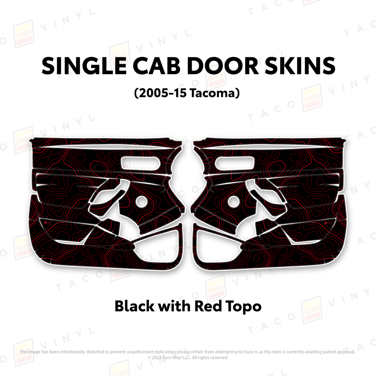 2005-15 Tacoma Single Cab Door Skins - Xtrusion Overland