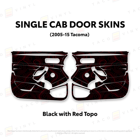 2005-15 Tacoma Single Cab Door Skins - Xtrusion Overland