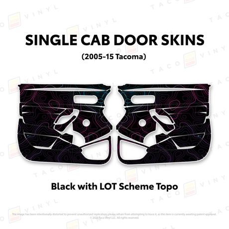 2005-15 Tacoma Single Cab Door Skins - Xtrusion Overland