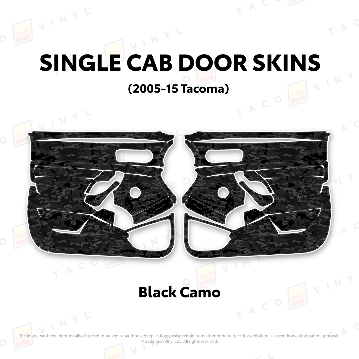 2005-15 Tacoma Single Cab Door Skins - Xtrusion Overland
