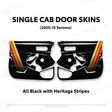 2005-15 Tacoma Single Cab Door Skins - Xtrusion Overland