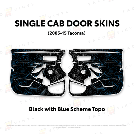 2005-15 Tacoma Single Cab Door Skins - Xtrusion Overland