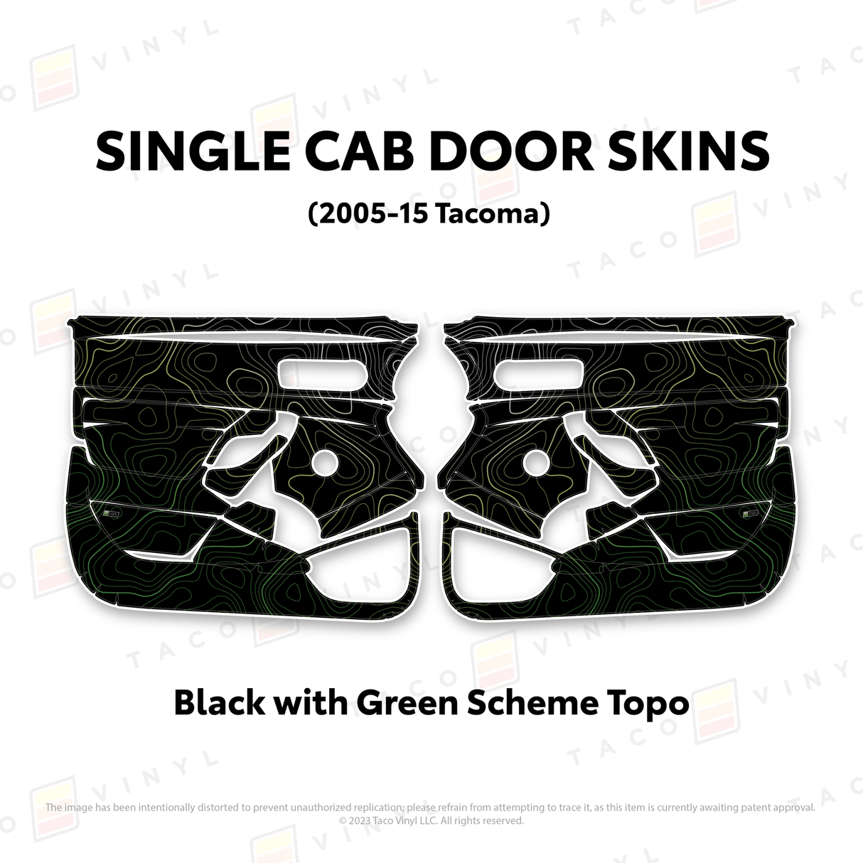 2005-15 Tacoma Single Cab Door Skins - Xtrusion Overland