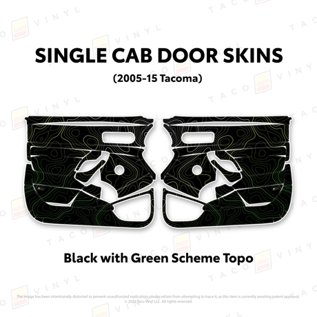 2005-15 Tacoma Single Cab Door Skins - Xtrusion Overland