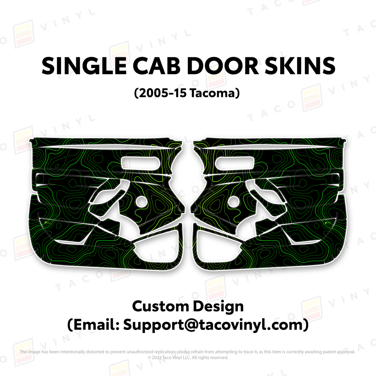 2005-15 Tacoma Single Cab Door Skins - Xtrusion Overland