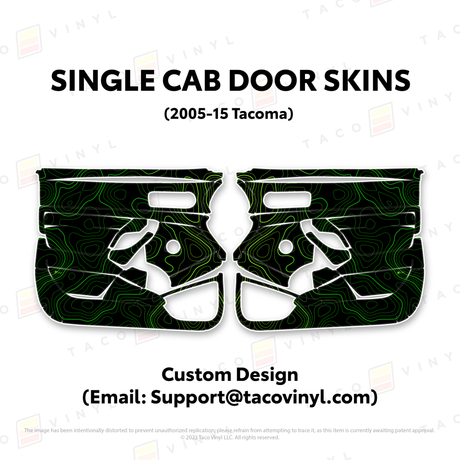 2005-15 Tacoma Single Cab Door Skins - Xtrusion Overland