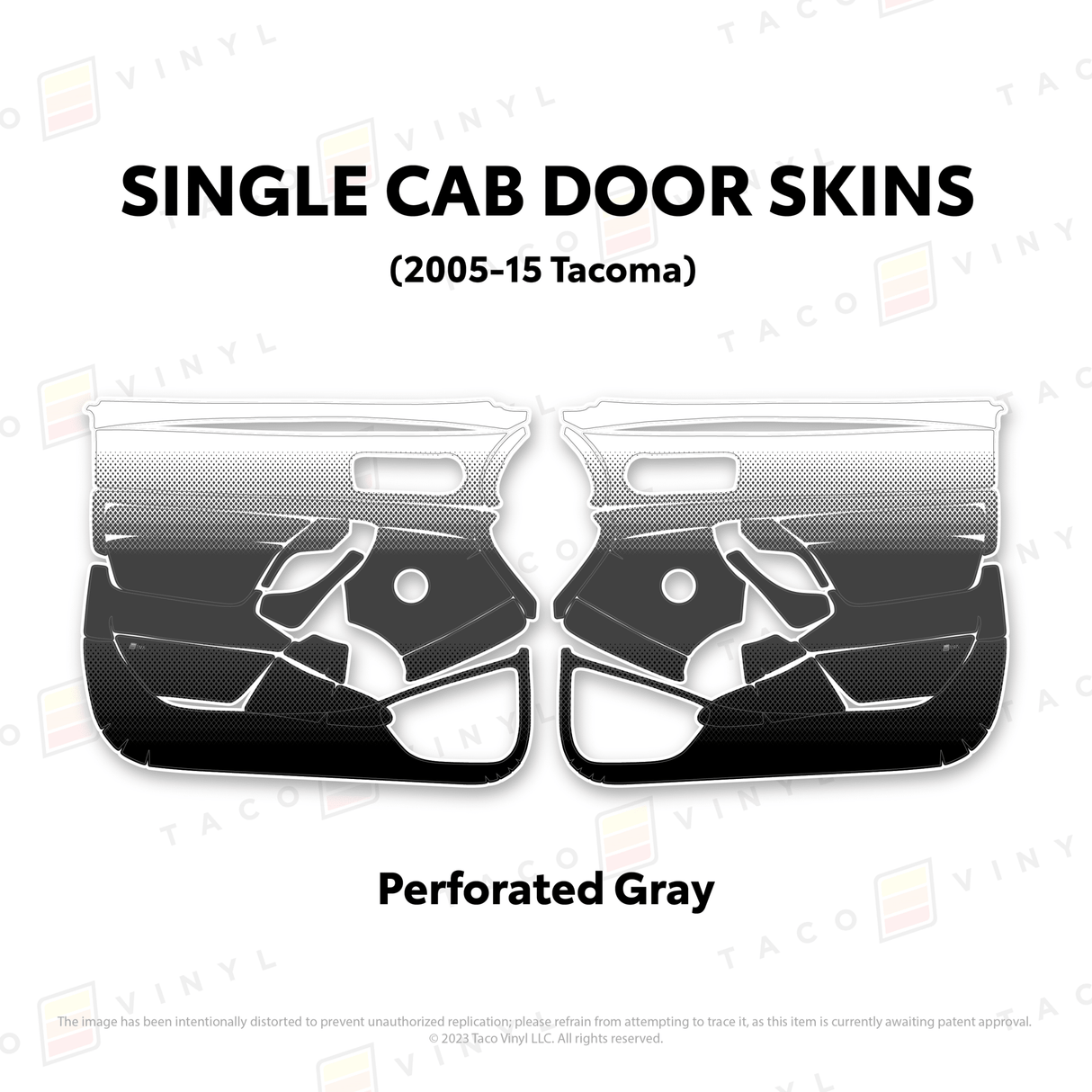 2005-15 Tacoma Single Cab Door Skins - Xtrusion Overland