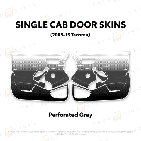 2005-15 Tacoma Single Cab Door Skins - Xtrusion Overland
