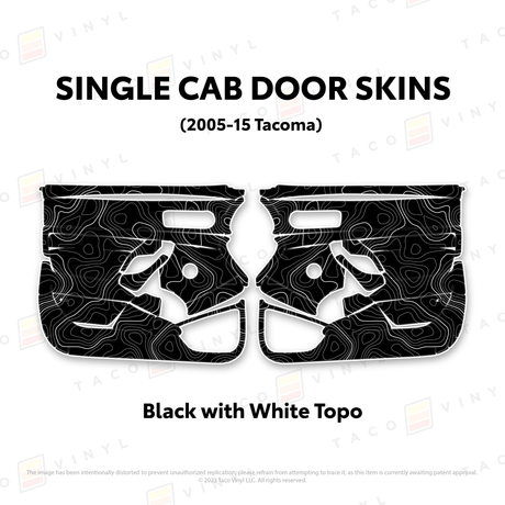 2005-15 Tacoma Single Cab Door Skins - Xtrusion Overland