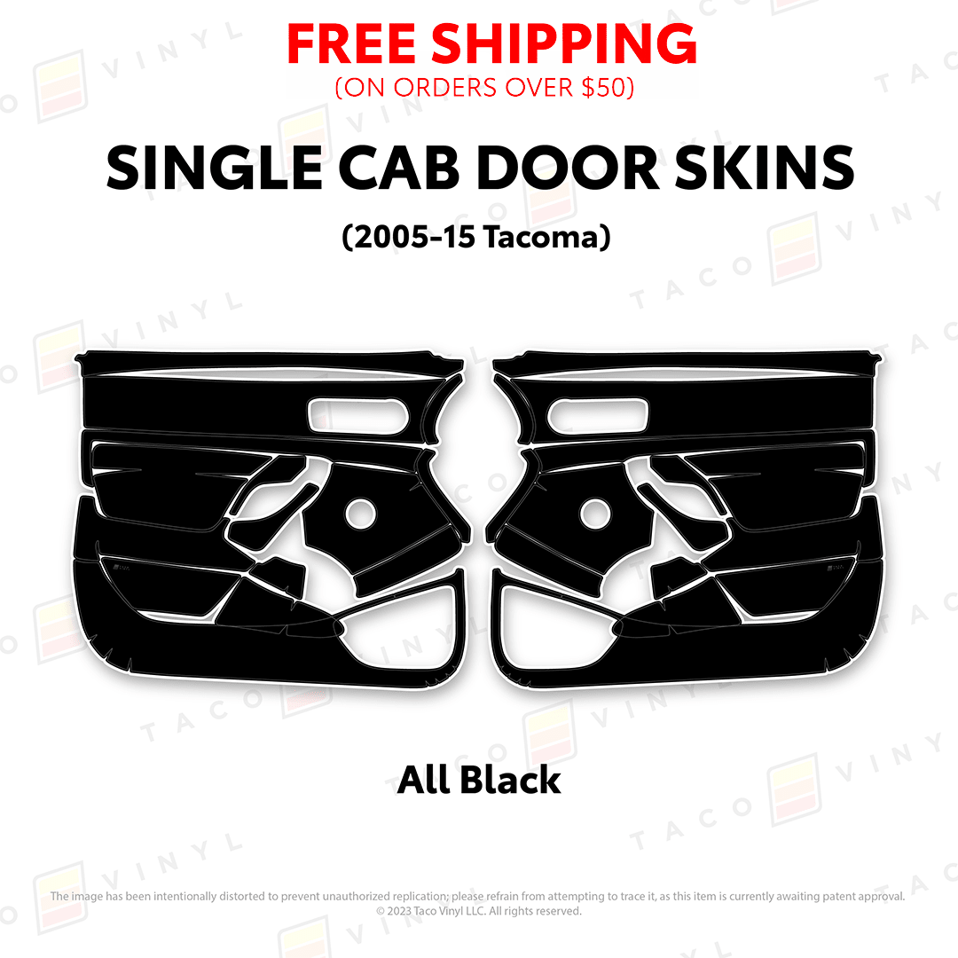 2005-15 Tacoma Single Cab Door Skins - Xtrusion Overland