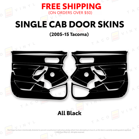 2005-15 Tacoma Single Cab Door Skins - Xtrusion Overland