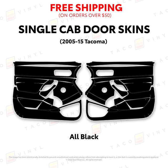 2005-15 Tacoma Single Cab Door Skins - Xtrusion Overland