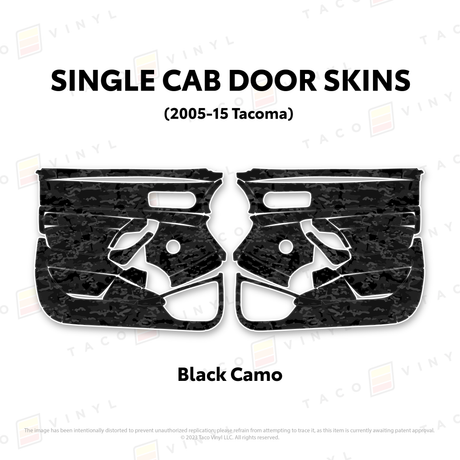 2005-15 Tacoma Single Cab Door Skins