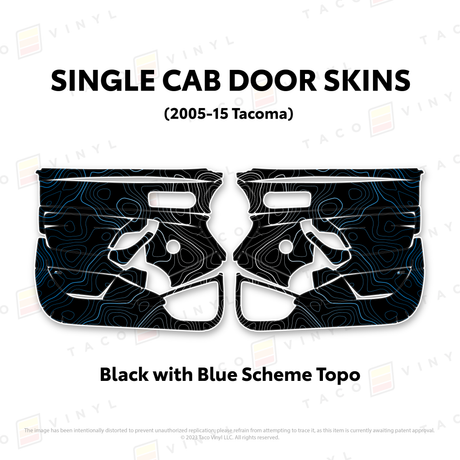2005-15 Tacoma Single Cab Door Skins