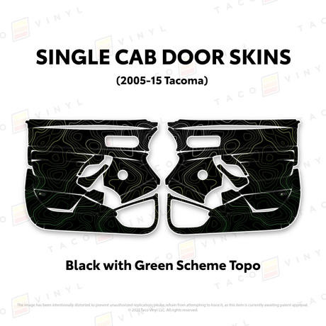 2005-15 Tacoma Single Cab Door Skins