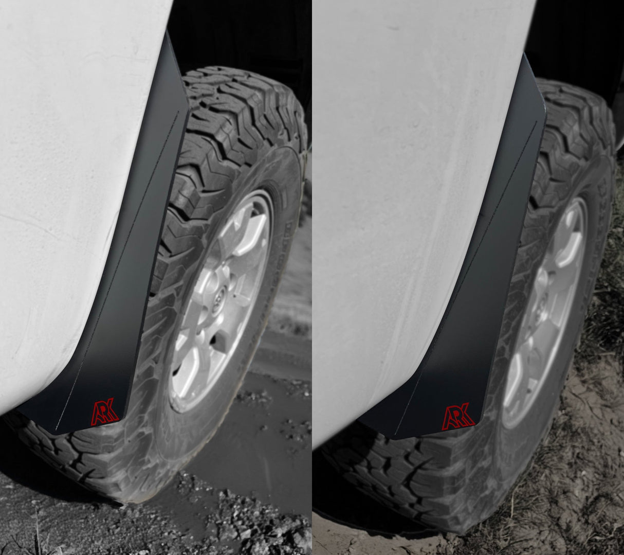 2005-2015 Toyota Tacoma TriXpoly Splash Guards & Micros - Xtrusion Overland
