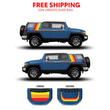 2007-14 FJ Cruiser Checkered Stripe Kit - Xtrusion Overland