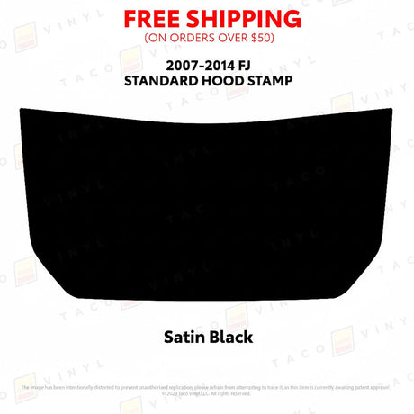 2007-14 FJ Cruiser Hood Stamp - Xtrusion Overland