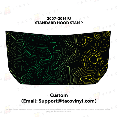 2007-14 FJ Cruiser Hood Stamp - Xtrusion Overland
