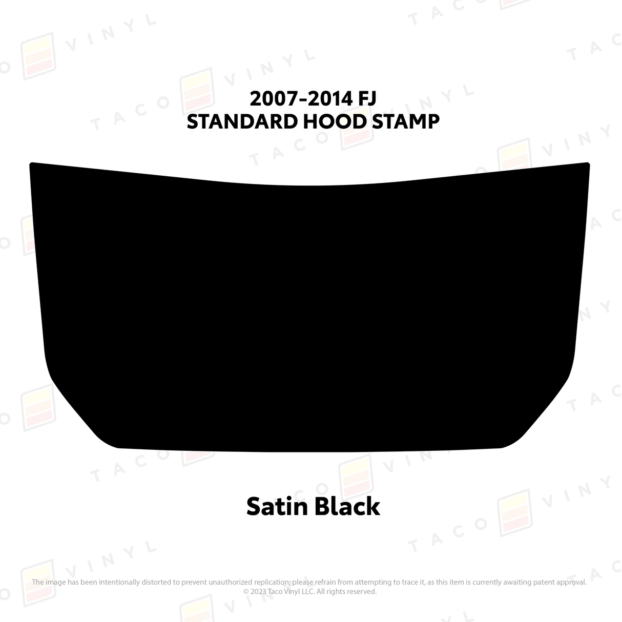 2007-14 FJ Cruiser Hood Stamp - Xtrusion Overland