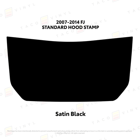 2007-14 FJ Cruiser Hood Stamp - Xtrusion Overland