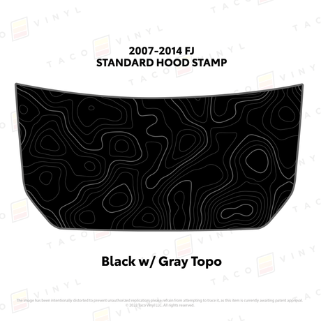 2007-14 FJ Cruiser Hood Stamp - Xtrusion Overland