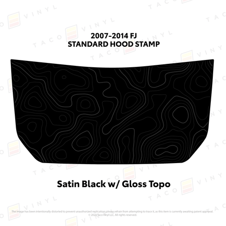 2007-14 FJ Cruiser Hood Stamp - Xtrusion Overland