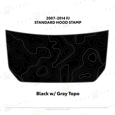 2007-14 FJ Cruiser Hood Stamp