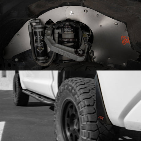 2007-2021 Toyota Tundra TriXpoly Splash Guards & Mudflap Micros - Xtrusion Overland