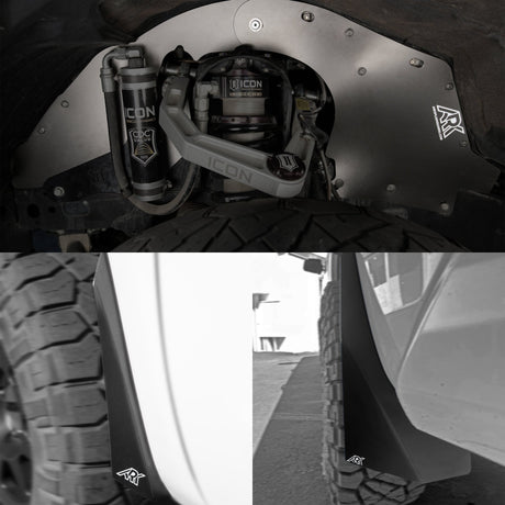 2007-2021 Toyota Tundra TriXpoly Splash Guards & Mudflap Micros - Xtrusion Overland