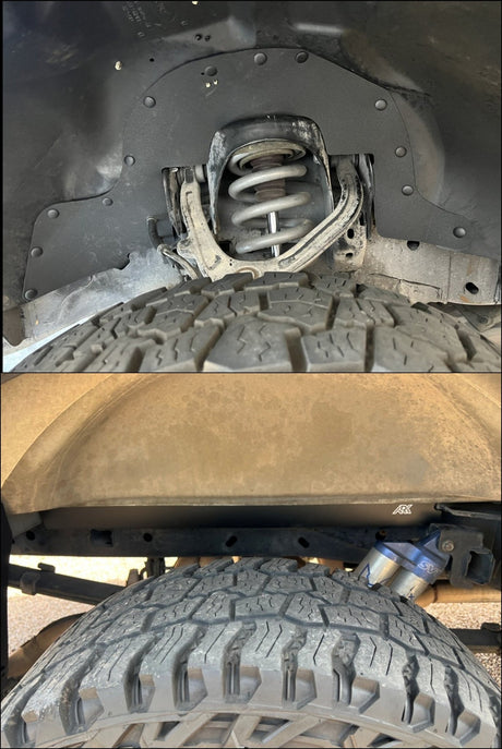 2010-2014 Ford Raptor TriXpoly Splash Guards Full Set & Rear Bed Gap Fillers - Xtrusion Overland