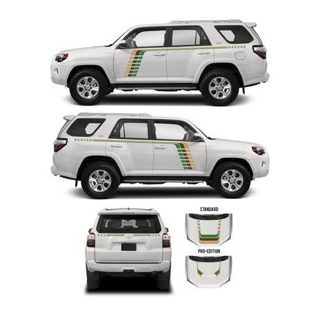 2010-2024 4Runner Checkered Stripe Kit - Xtrusion Overland