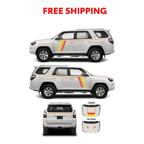 2010-2024 4Runner Checkered Stripe Kit - Xtrusion Overland