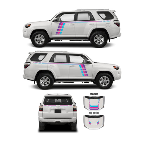 2010-2024 4Runner Checkered Stripe Kit - Xtrusion Overland