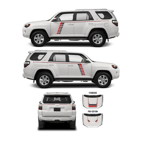 2010-2024 4Runner Checkered Stripe Kit - Xtrusion Overland