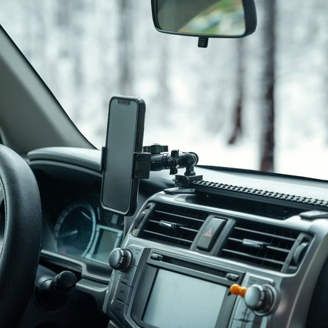 2010-2024 Toyota 4Runner Tackform Assault Track Picatinny Dash Bracket With MagSafe Charging Phone Mount - Xtrusion Overland